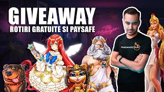 GIVEAWAY CU PAYSAFE SI ROTIRI GRATUITE | BONUS HUNT CU JOCURI #PragmaticPlay🔴LIVE🔴