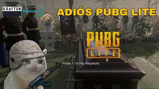 Adios... PUBG Lite  || el fin de pubg lite, cerrada definitiva