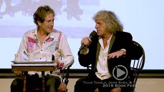 2019 BookFest Corky Laing & Tuija Takala with John Shea