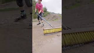 Rain Can't Stop Us! #mountainbike #dirtjumper #bmx #bmxdirt