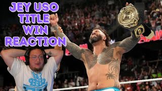 JEY USO is the NEW INTERCONTINENTAL CHAMPION - Reaction