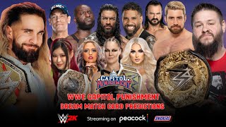 WWE CAPITOL PUNISHMENT 2024 DREAM CARD