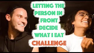 Kirrah Amosa - "Letting The Person In Front Decide What I Eat" Challenge with Nick Griffin