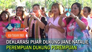 Dari Perempuan untuk Perempuan, Pijar NTT Deklarasi Dukung Jane Natalie