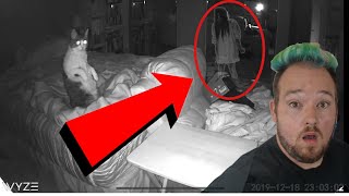 Paranormal Investigator Reacts To Ghost Caught On Camera!