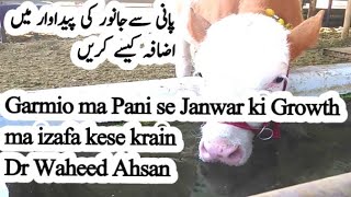 Garmi ma Paani (Water) se dood/Gosht kese barhayen-Dr Waheed Ahsan