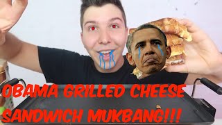 Grilled Cheese Obama Sandwich Nikocado Avocado Mukbang ASMR