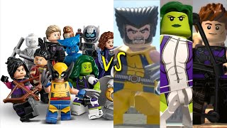 LEGO Minifigures Marvel Series 2 vs LEGO Marvel Superheroes Video Games (Comparison)