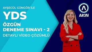 Detaylı Video Çözümlü 5 YDS Deneme - 2