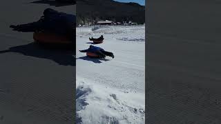 Snow tubing Mount Washington