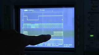 How to view TV sync on a digital oscilloscope