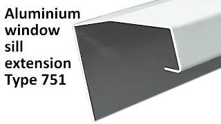 Aluminium window sill extension Type751