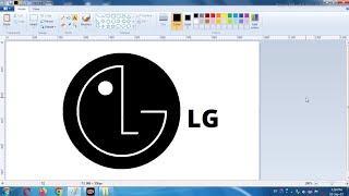 LG logo drawing // ms paint in computer drawing // LG logo design #lg #logo #viralvideo