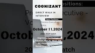 cognizant walkin drive |Unlock Your Future: Navigating the Cognizant Walk-In Drive for Freshers!