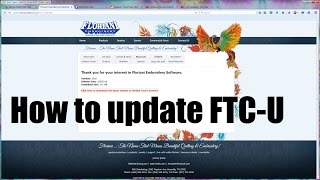 How to Update your Floriani Total Control U