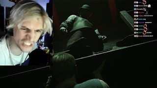 xQc fails an input in The Dark Pictures Anthology: The Devil in Me