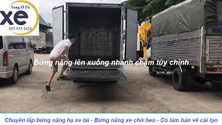 Chuyên lắp bửng nâng xe tải - Bửng nâng chở gia súc - 093 933 1626