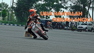 USIA 65 TAHUN MASIH LINCAH -   LATIHAN ROAD RACE KANJURUHAN, SUPERMOTO RACE