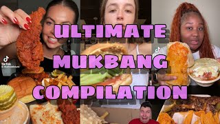 GREATEST MUKBANG COMPILATION OF ALL TIME 🤤| Chipotle, WingStop, Crumbl & MORE!