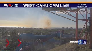 HFD battling fast spreading brush fire in Kapolei