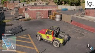 Watch_Dogs 2 jurrasic park car