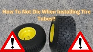 How To Easily Replace Tractor Tire Tubes!