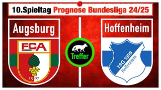 FC Augsburg–TSG Hoffenheim Prognose & Tipp Bundesliga 24/25