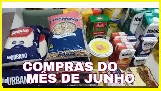 compras do mês de junho