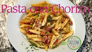 Pasta con Chorizo