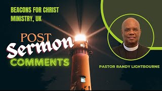 BEACONS FOR CHRIST MINISTRY - OCTOBER 27, 2024 - POST SERMON