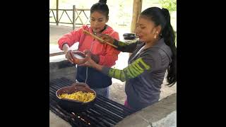 Preparando un delicioso y tradicional triguillo