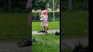 funny pink girl #music#chill out/Tallinn