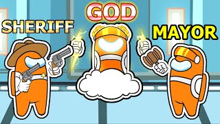 among us IMPOSTOR GOD vs MORE SPECIAL ROLES (mods)