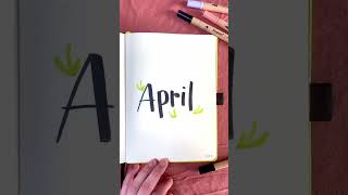 Hello to an amazing April 🌸🌼 #dingbatsnotebooks l