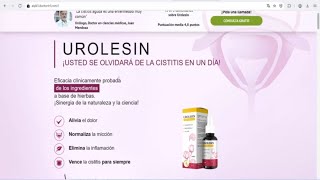 Urolesin Drops (Colombia) - Cystitis, Alleviate the pain