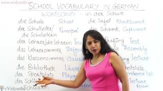 School Vocabulary in german- German For Beginners