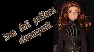 Make your own doll clothes - steampunk 1