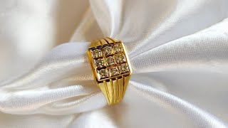 gold diamond ring