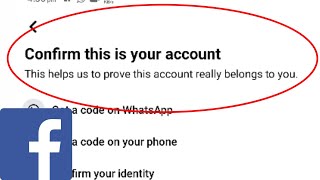 Facebook Locked Account Fix Confirm this is your account problem solve