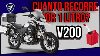 RENDIMIENTO DE COMBUSTIBLE DE LA ITALIKA V200 - CUANTO RECORRE POR LITRO?