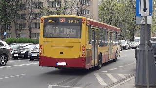 📽 Jelcz M121I4 🚍4943 na linii 227 w Warszawie 📽