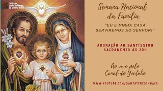 4º dia do Novenário em honra a Santa Teresinha do Menino Jesus - Santa Missa 19h30