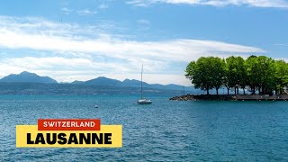 Amazing Views While Visiting Lausanne, Switzerland On A Market Day