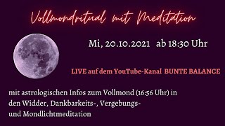 Vollmond im Widder 🌕♈ Ritual & Meditation | Vergebung, loslassen, Reinigung