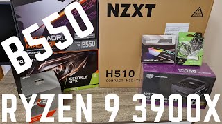 B550 AORUS MASTER GAMING PC BUILD + RYZEN 9 3900x