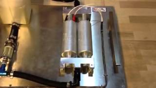 Pressure testing jig for dual EFI fuel pumps