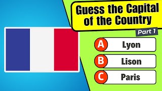 Guess the Capital City of the World | Capital City Quiz | General Knowledge Trivia Quiz