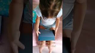 open my new tablet with me!#shorts #shortsvideo 😁