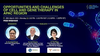 WEBINAR: Opportunities and Challenges of Cell & Gene Therapy in APAC Region