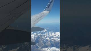 Boeing 737-800 Flying Over The ALPS!